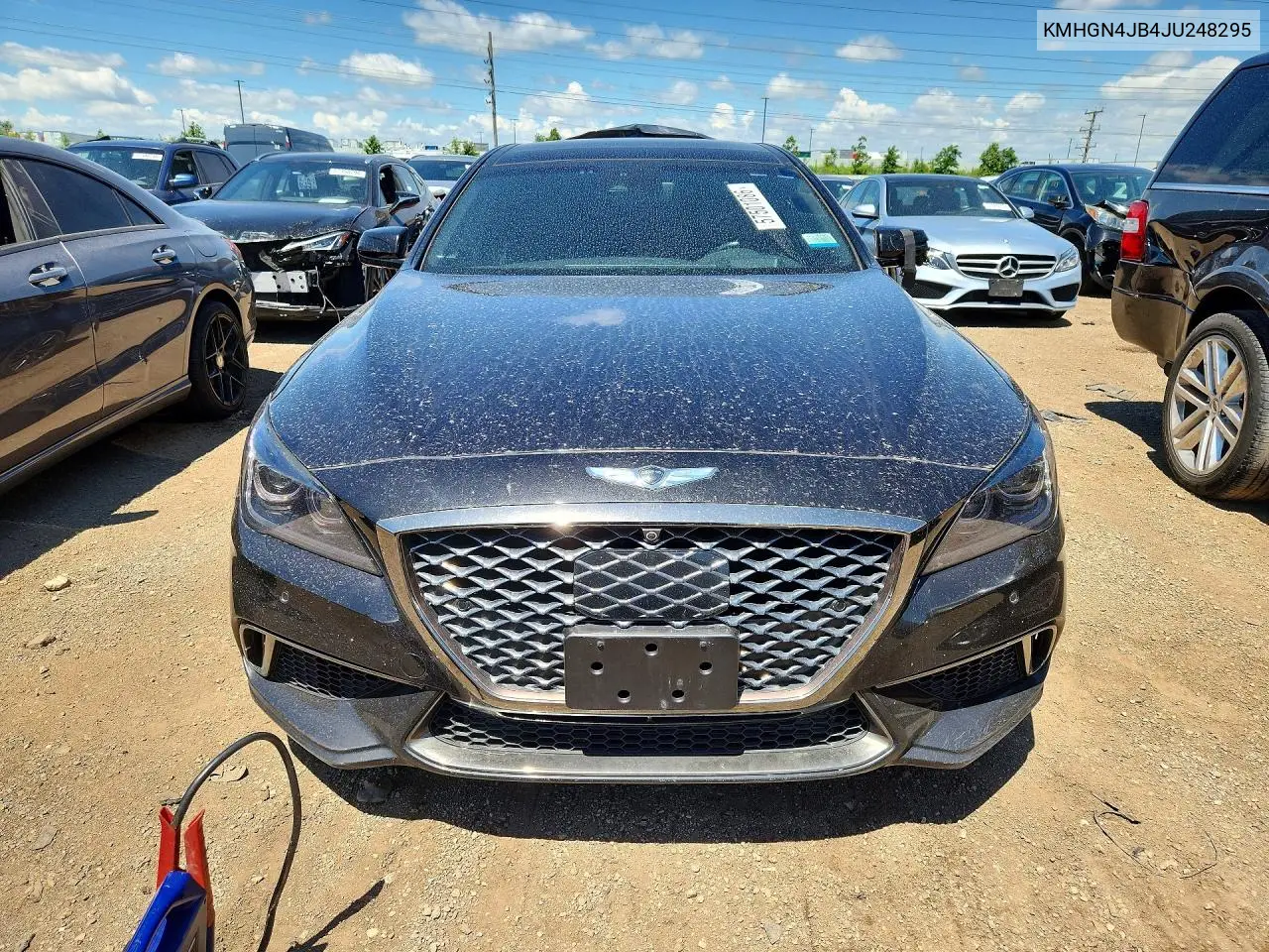 2018 Genesis G80 Sport VIN: KMHGN4JB4JU248295 Lot: 57501086