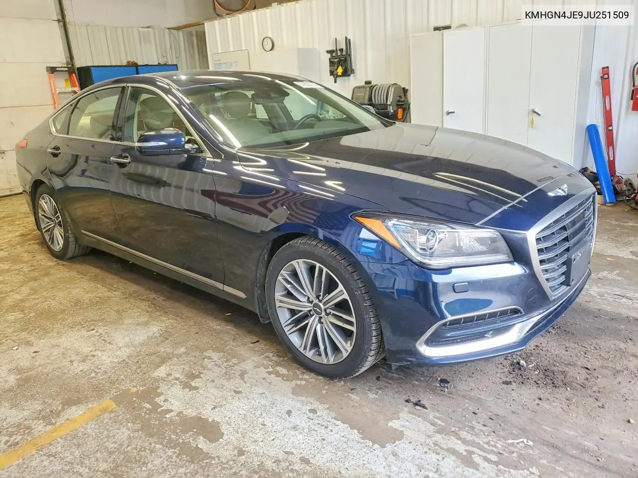 2018 Genesis G80 3.8 VIN: KMHGN4JE9JU251509 Lot: 57650236