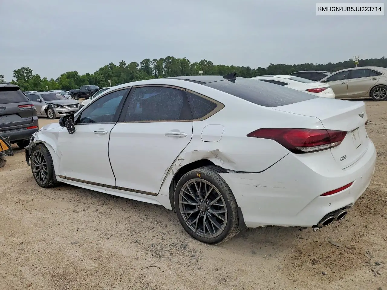 2018 Genesis G80 Sport VIN: KMHGN4JB5JU223714 Lot: 57960316