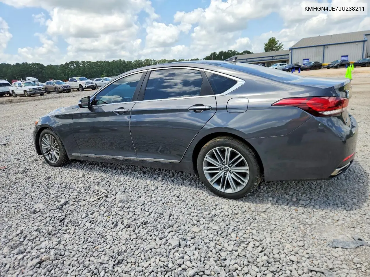 2018 Genesis G80 3.8 VIN: KMHGN4JE7JU238211 Lot: 58982676