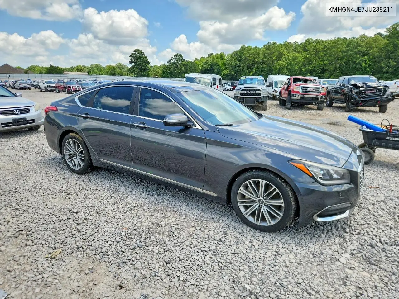 2018 Genesis G80 3.8 VIN: KMHGN4JE7JU238211 Lot: 58982676