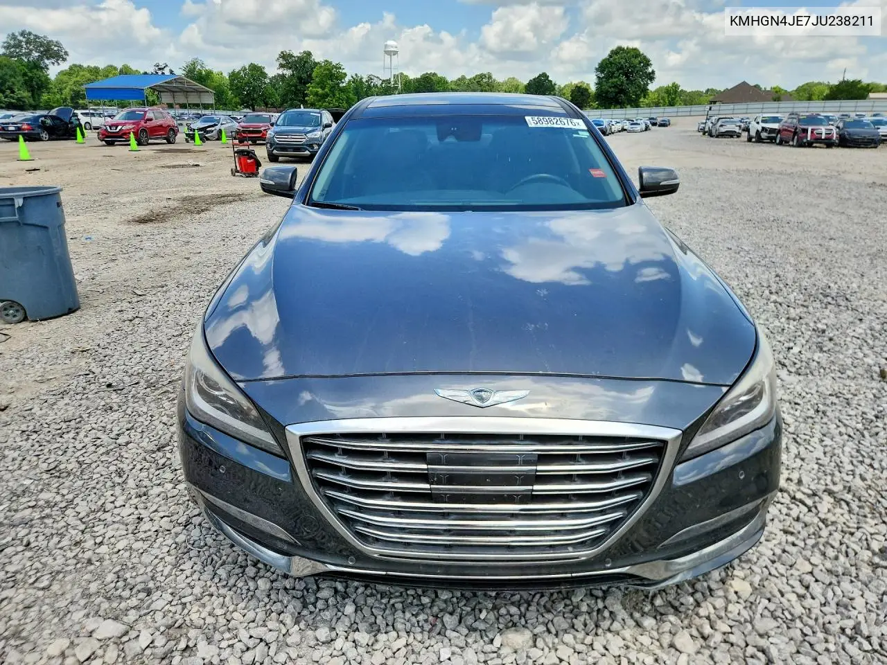 2018 Genesis G80 3.8 VIN: KMHGN4JE7JU238211 Lot: 58982676