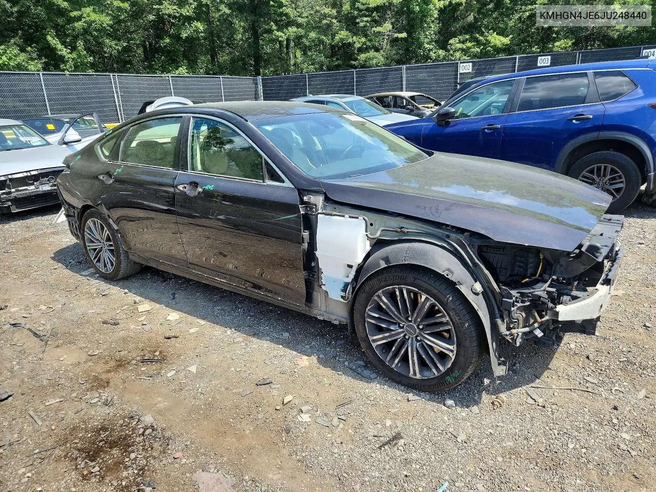 2018 Genesis G80 3.8 VIN: KMHGN4JE6JU248440 Lot: 59079566