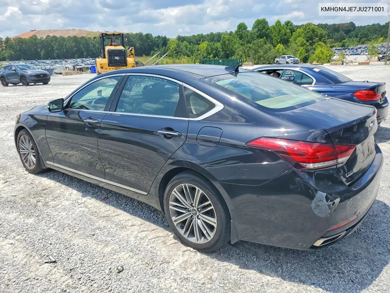 2018 Genesis G80 3.8 VIN: KMHGN4JE7JU271001 Lot: 59781176