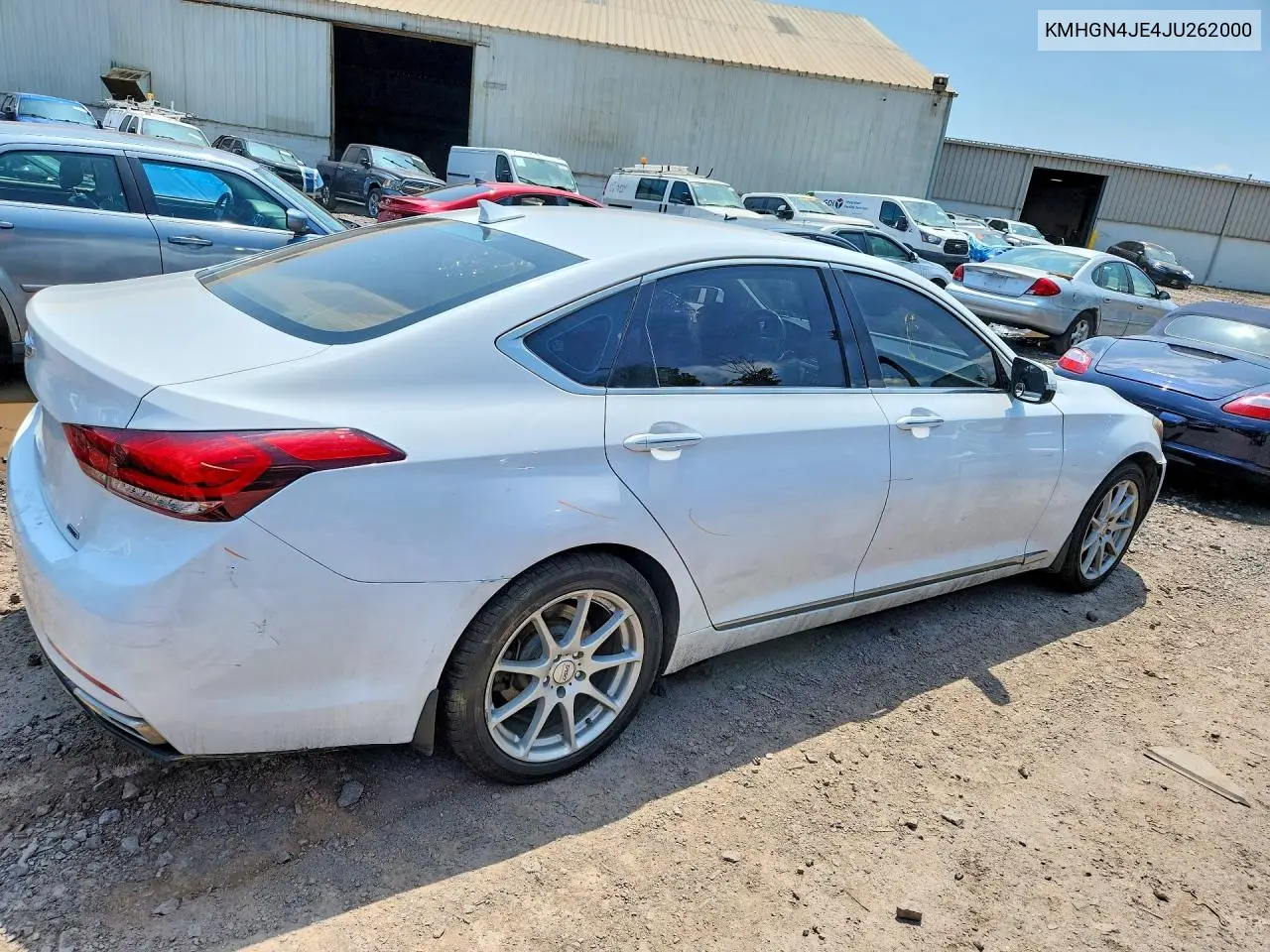 2018 Genesis G80 3.8 VIN: KMHGN4JE4JU262000 Lot: 60247936