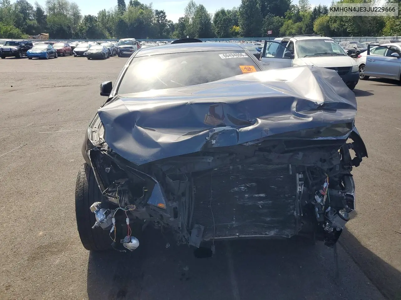 2018 Genesis G80 3.8 VIN: KMHGN4JE3JU229666 Lot: 60494096