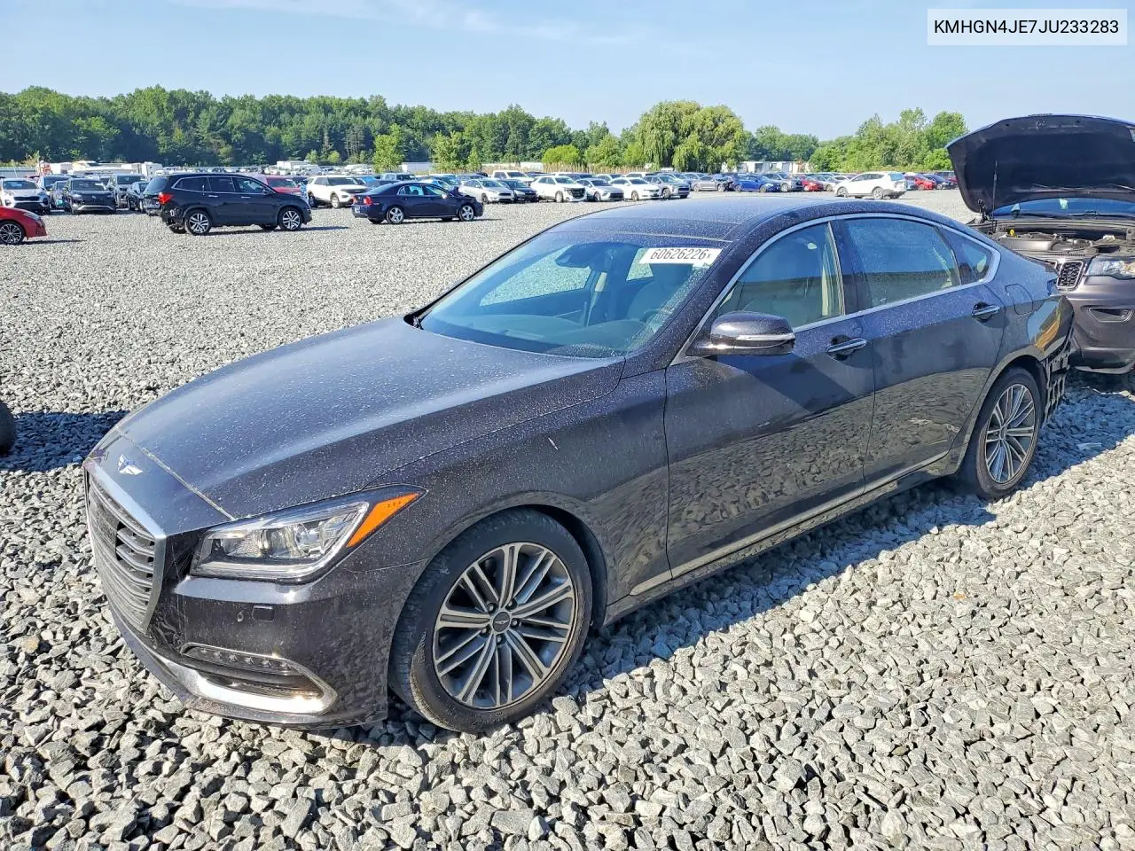 2018 Genesis G80 3.8 VIN: KMHGN4JE7JU233283 Lot: 60626226