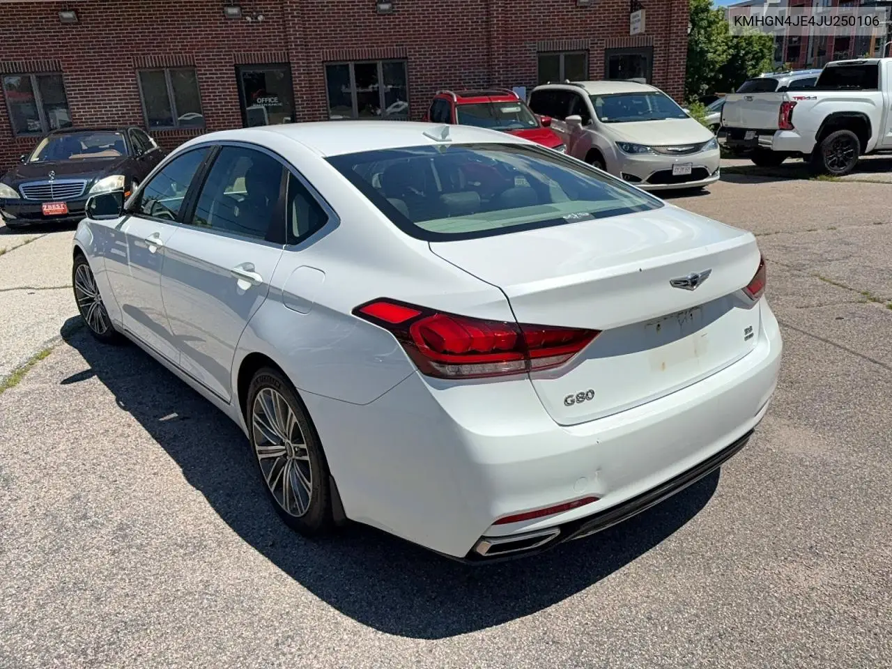 2018 Genesis G80 3.8 VIN: KMHGN4JE4JU250106 Lot: 60817086