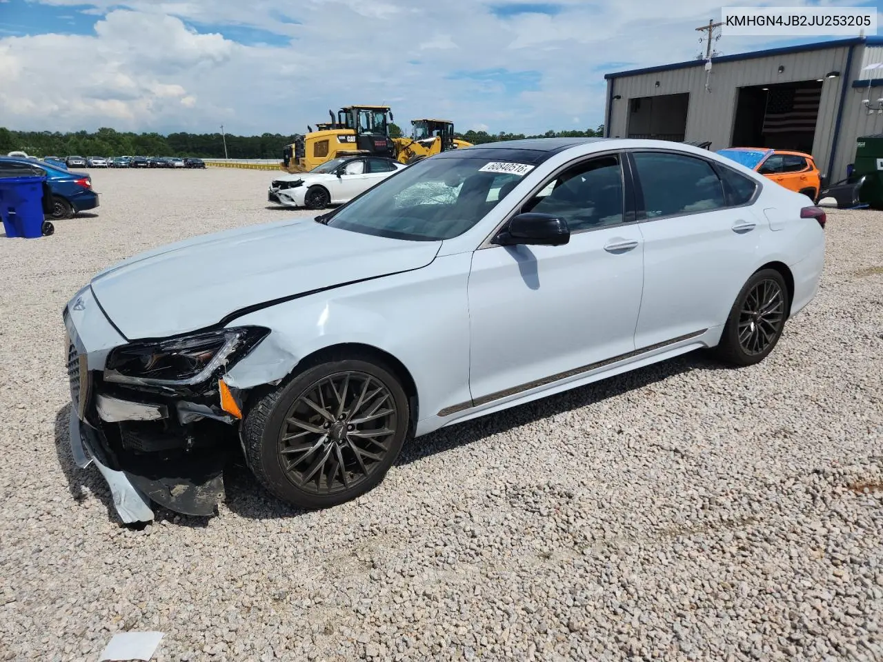 2018 Genesis G80 Sport VIN: KMHGN4JB2JU253205 Lot: 60840516