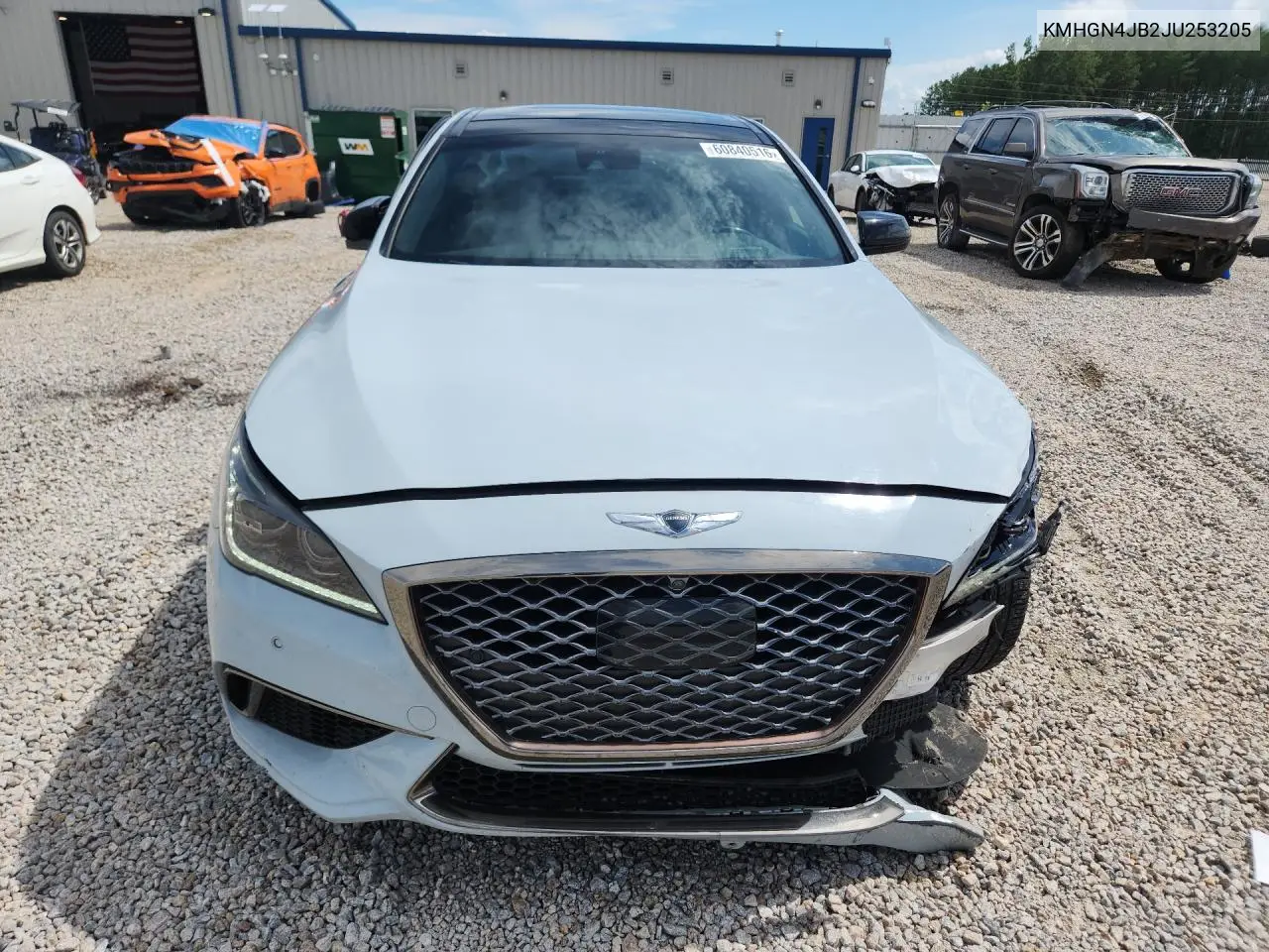 2018 Genesis G80 Sport VIN: KMHGN4JB2JU253205 Lot: 60840516