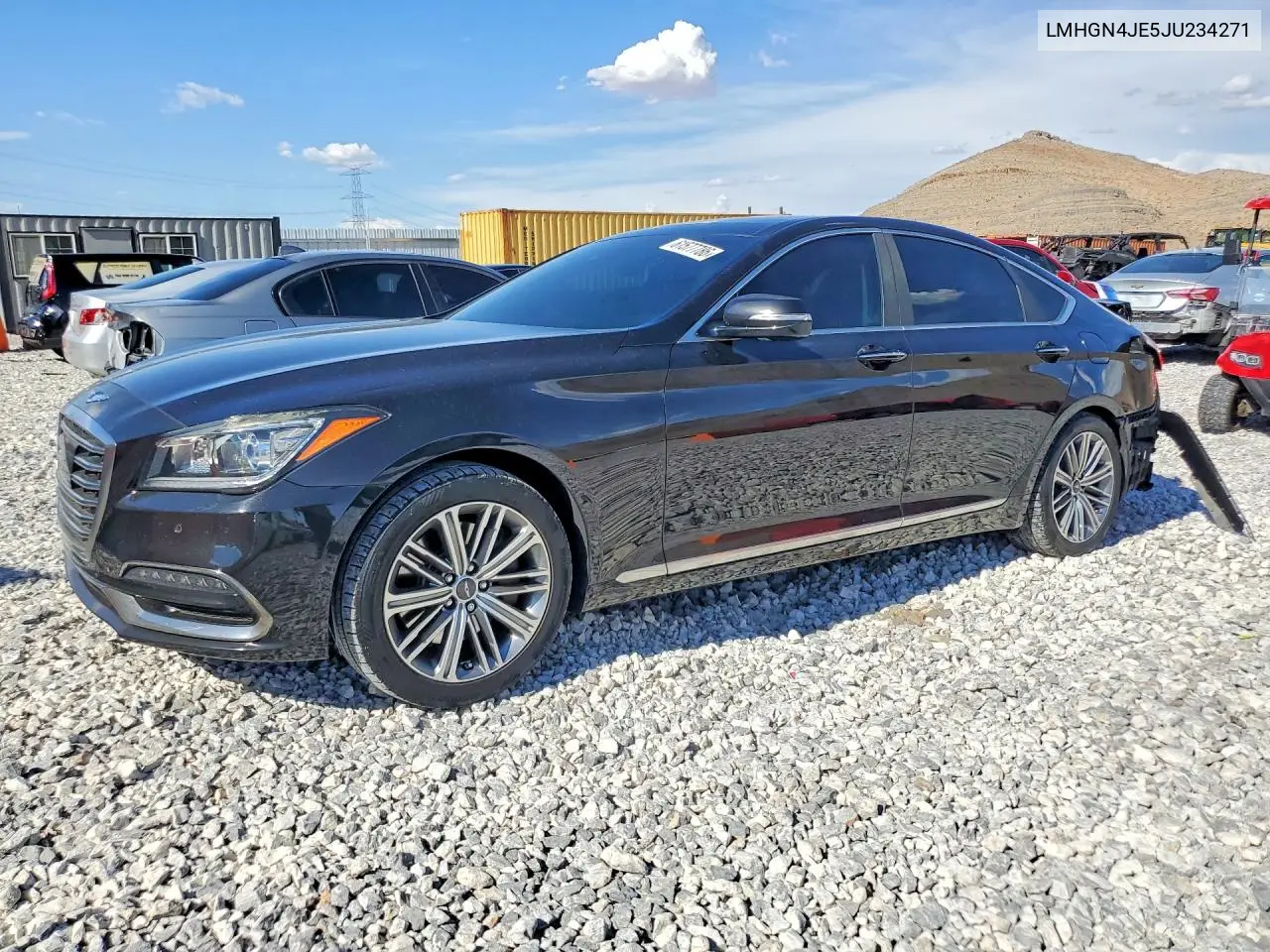 2018 Gens G80 3.8 VIN: KMHGN4JE5JU234271 Lot: 61577786