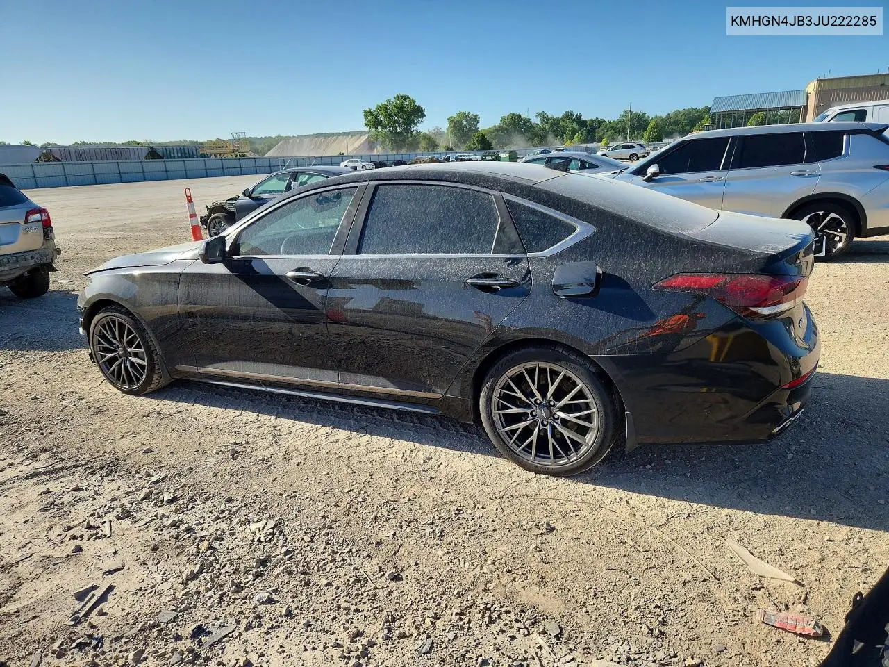 2018 Genesis G80 Sport VIN: KMHGN4JB3JU222285 Lot: 61609526