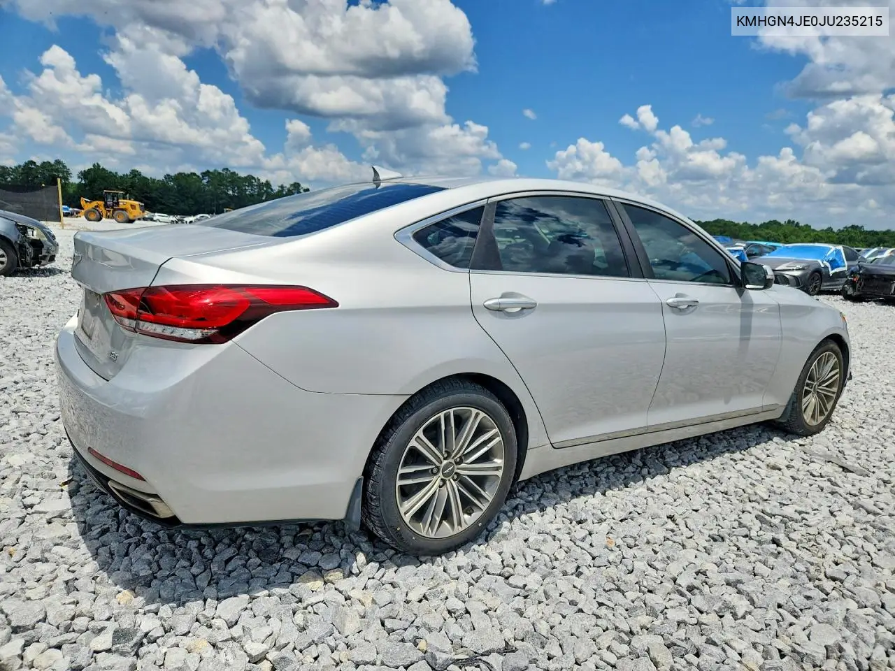 2018 Genesis G80 3.8 VIN: KMHGN4JE0JU235215 Lot: 61703786