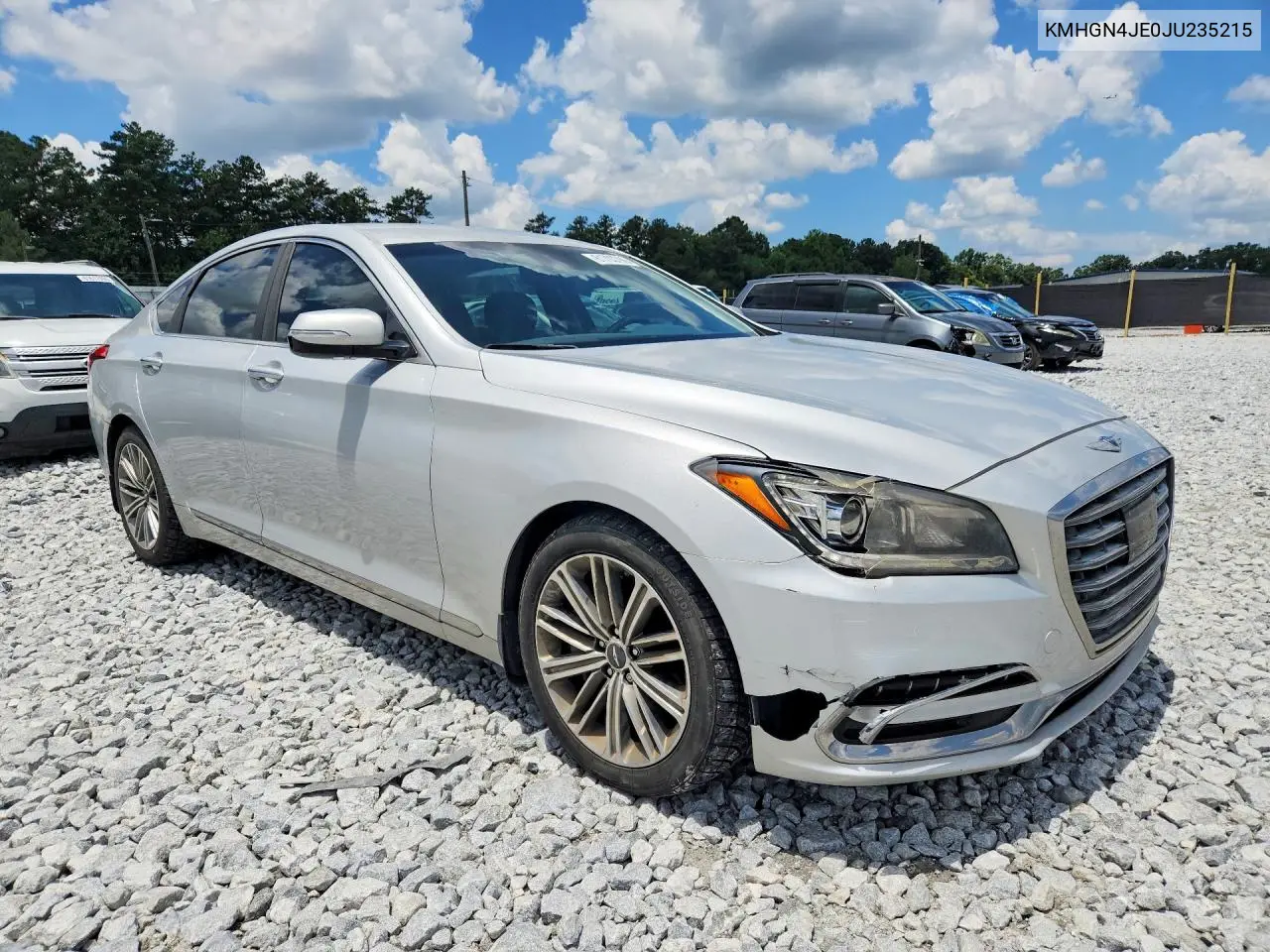 2018 Genesis G80 3.8 VIN: KMHGN4JE0JU235215 Lot: 61703786