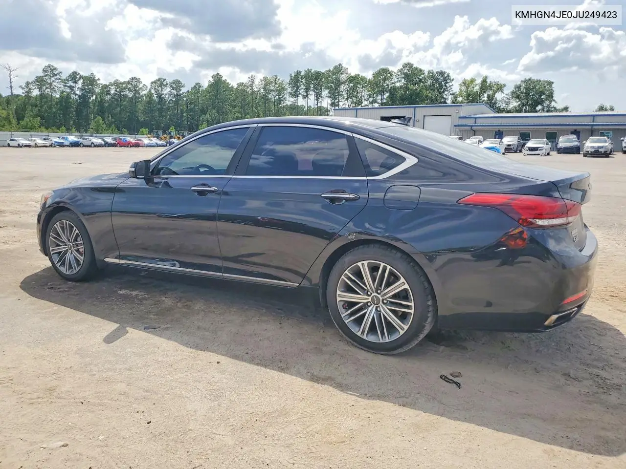 2018 Genesis G80 3.8 VIN: KMHGN4JE0JU249423 Lot: 62199836