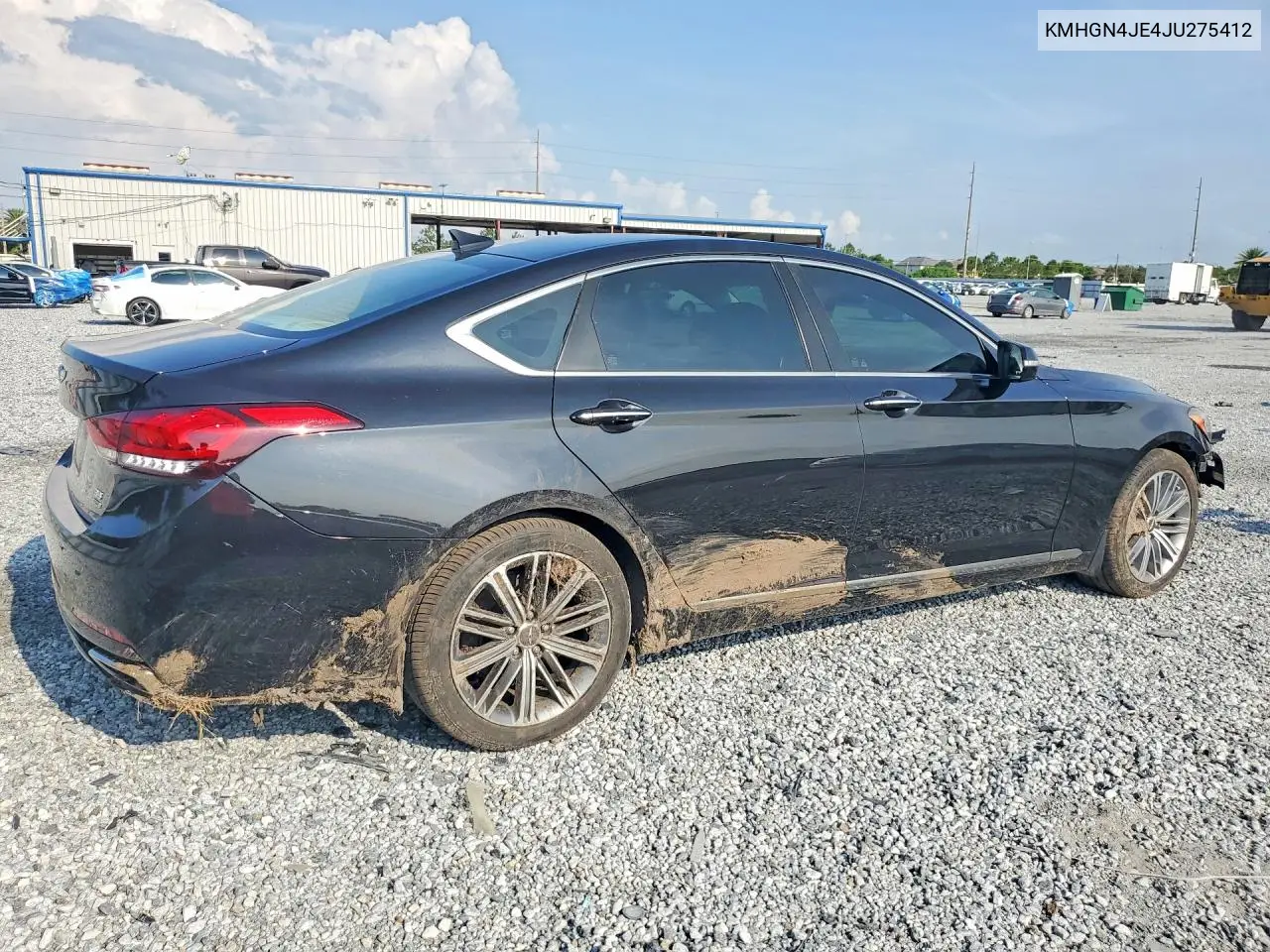 2018 Genesis G80 3.8 VIN: KMHGN4JE4JU275412 Lot: 73344485