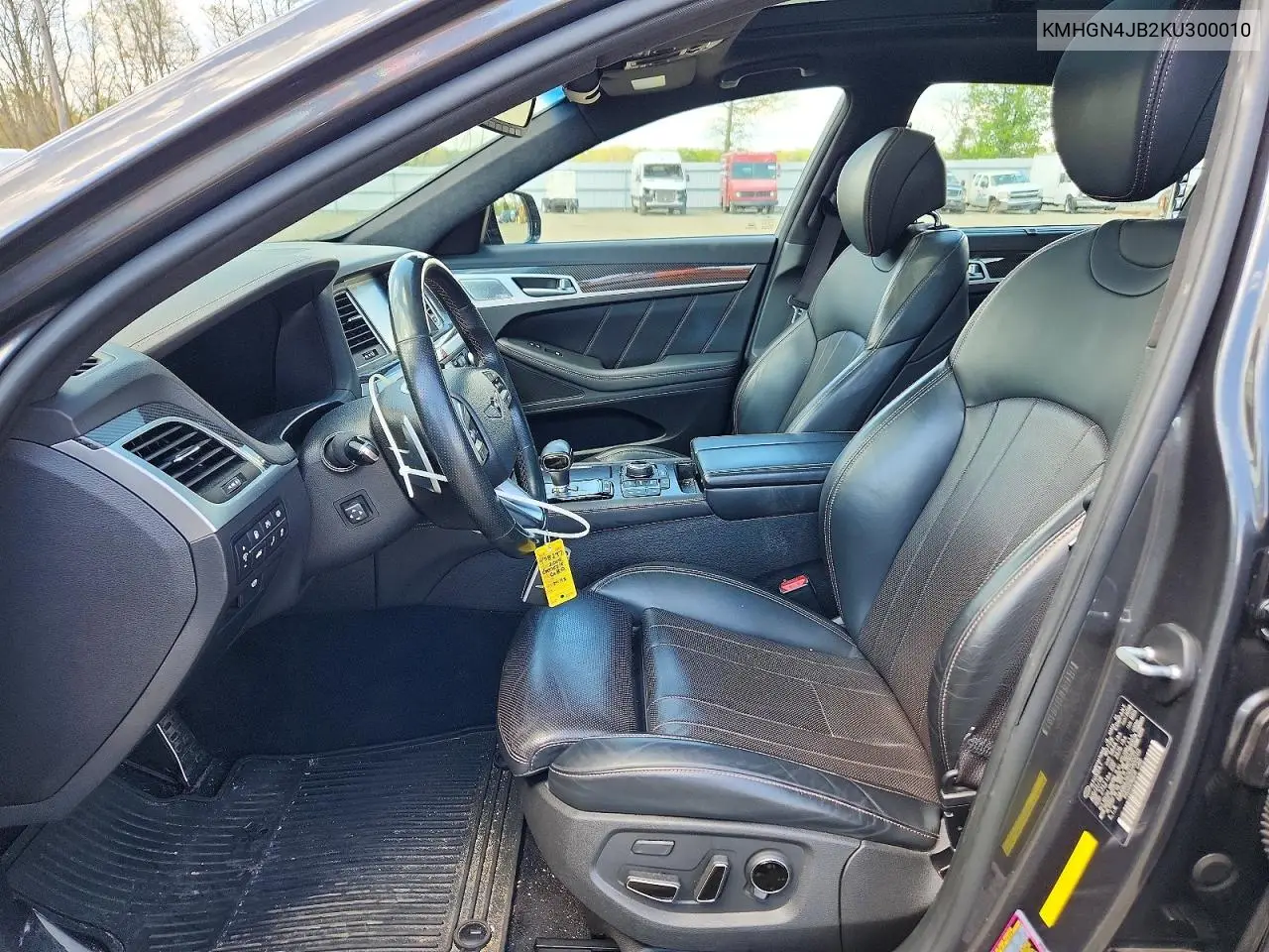 2019 Genesis G80 3.3T Sport VIN: KMHGN4JB2KU300010 Lot: 50292396