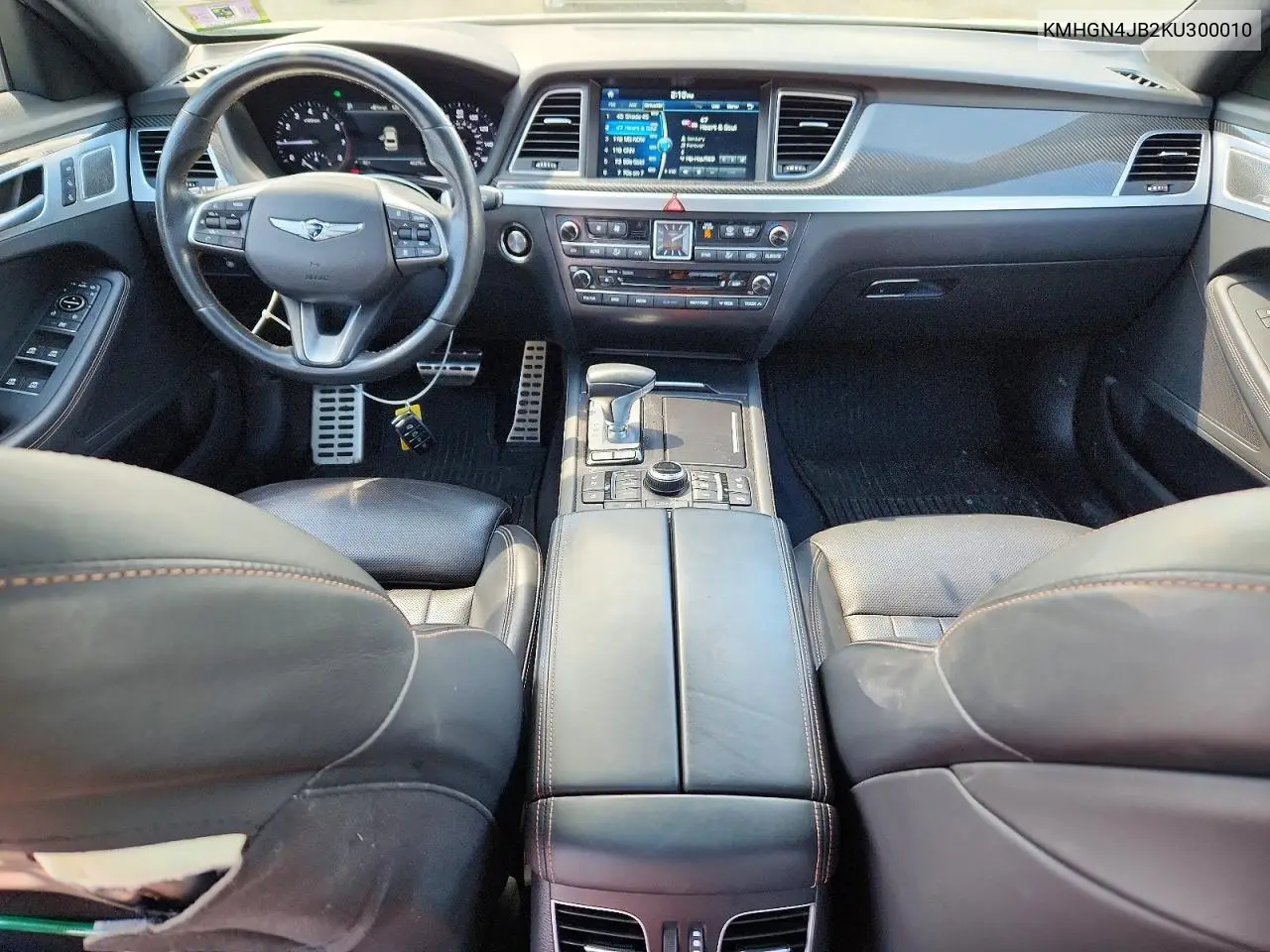 2019 Genesis G80 3.3T Sport VIN: KMHGN4JB2KU300010 Lot: 50292396