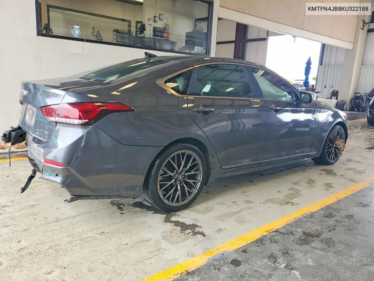 2019 Genesis G80 3.3T Sport VIN: KMTFN4JB8KU322188 Lot: 51165986