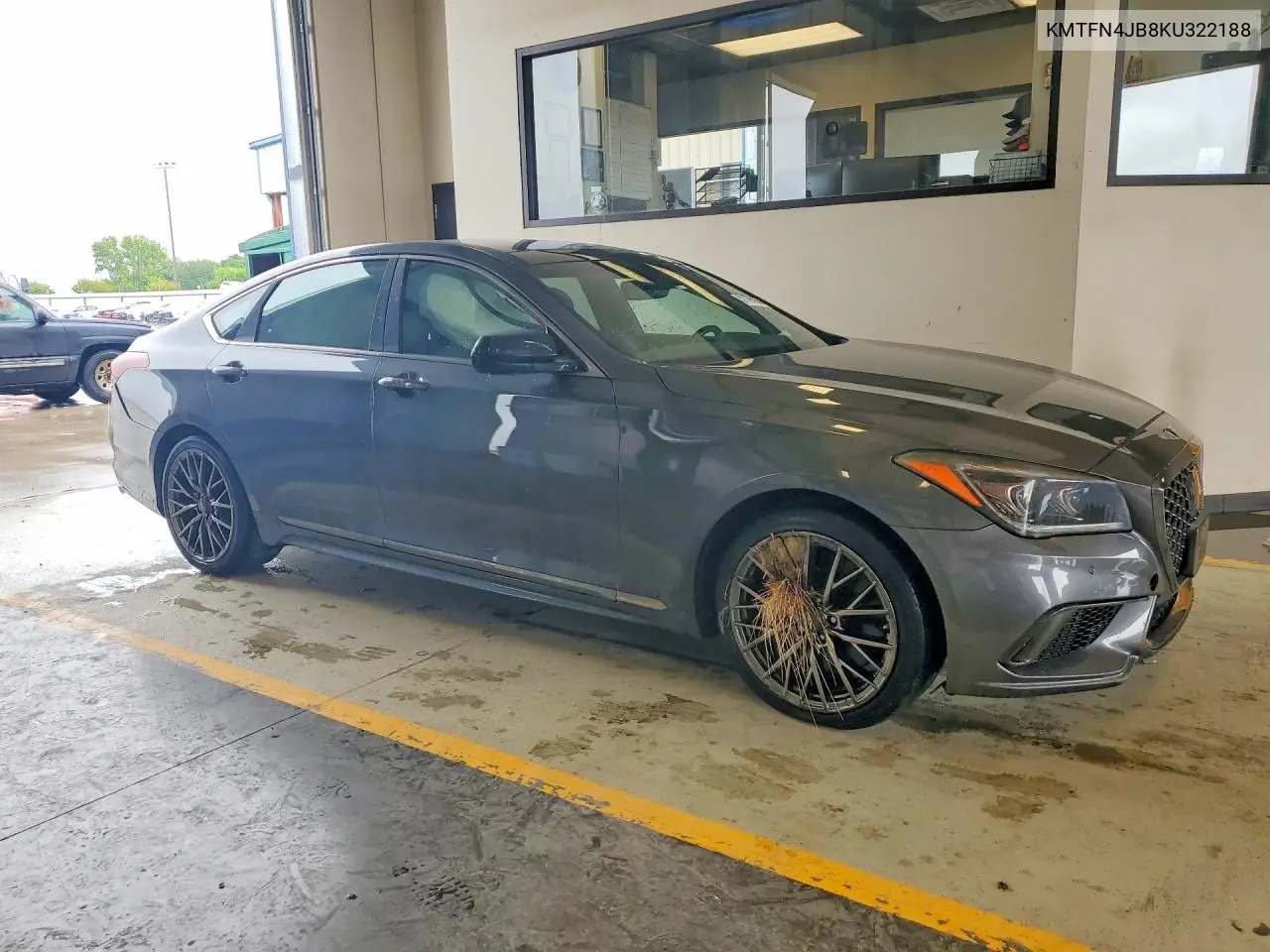 2019 Genesis G80 3.3T Sport VIN: KMTFN4JB8KU322188 Lot: 51165986