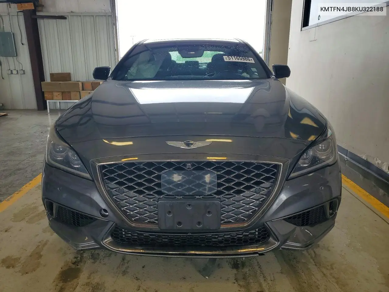 2019 Genesis G80 3.3T Sport VIN: KMTFN4JB8KU322188 Lot: 51165986