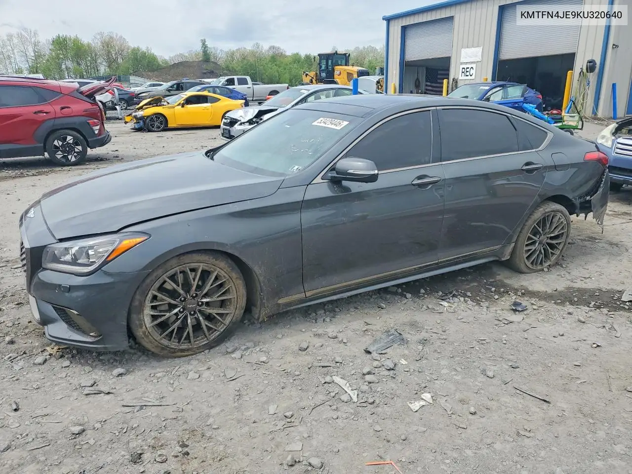 2019 Genesis G80 3.8 VIN: KMTFN4JE9KU320640 Lot: 53429446
