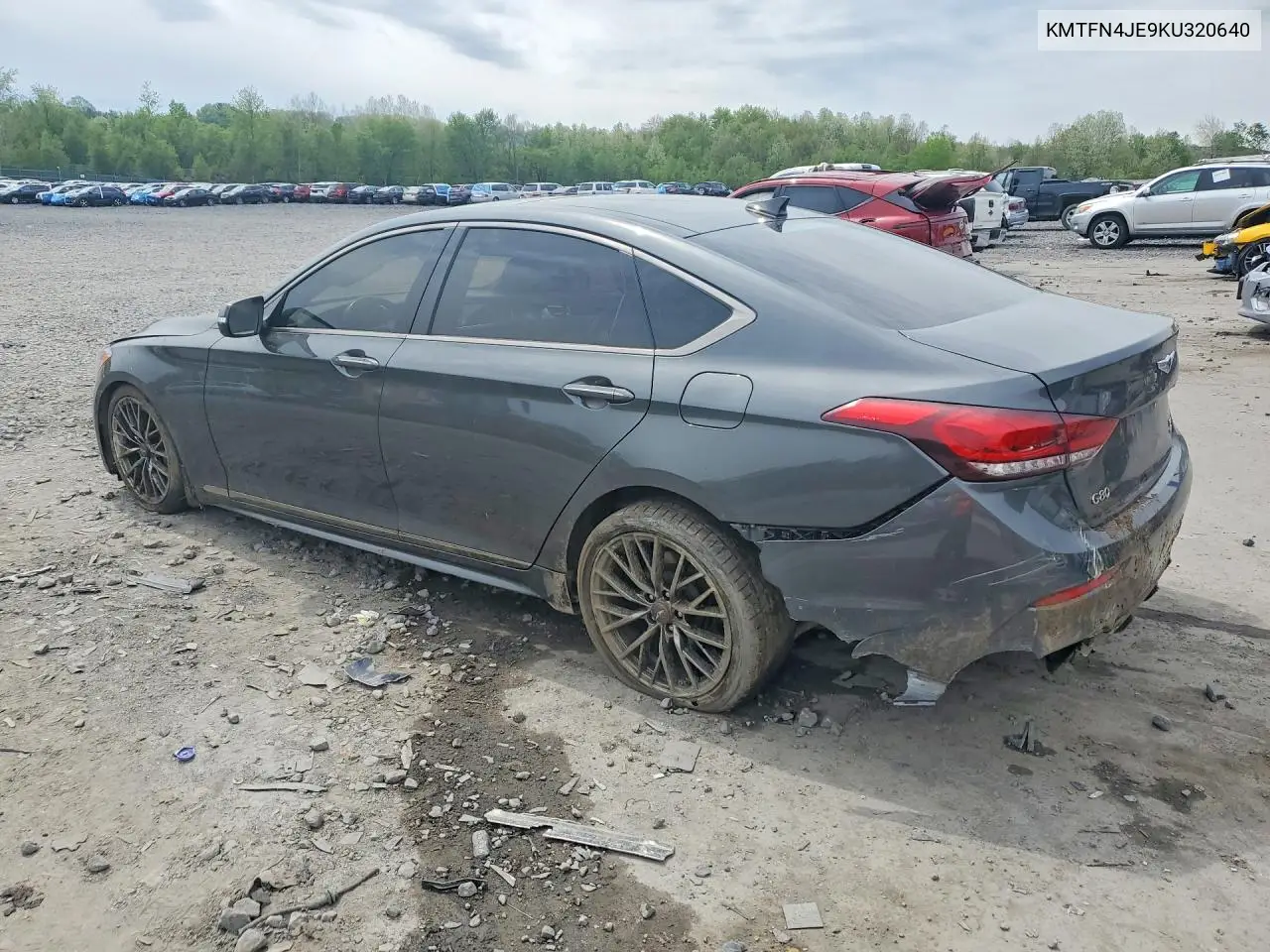 2019 Genesis G80 3.8 VIN: KMTFN4JE9KU320640 Lot: 53429446