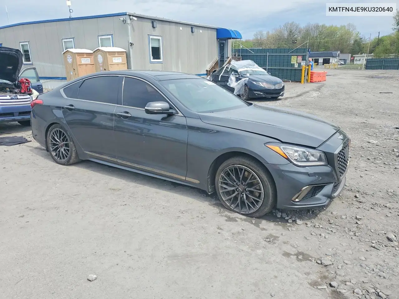 2019 Genesis G80 3.8 VIN: KMTFN4JE9KU320640 Lot: 53429446