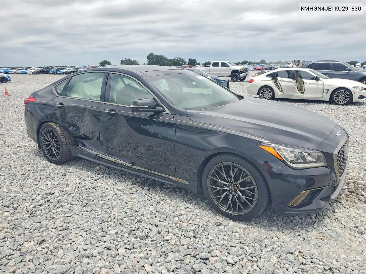 2019 Genesis G80 3.8 VIN: KMHGN4JE1KU291830 Lot: 56302296