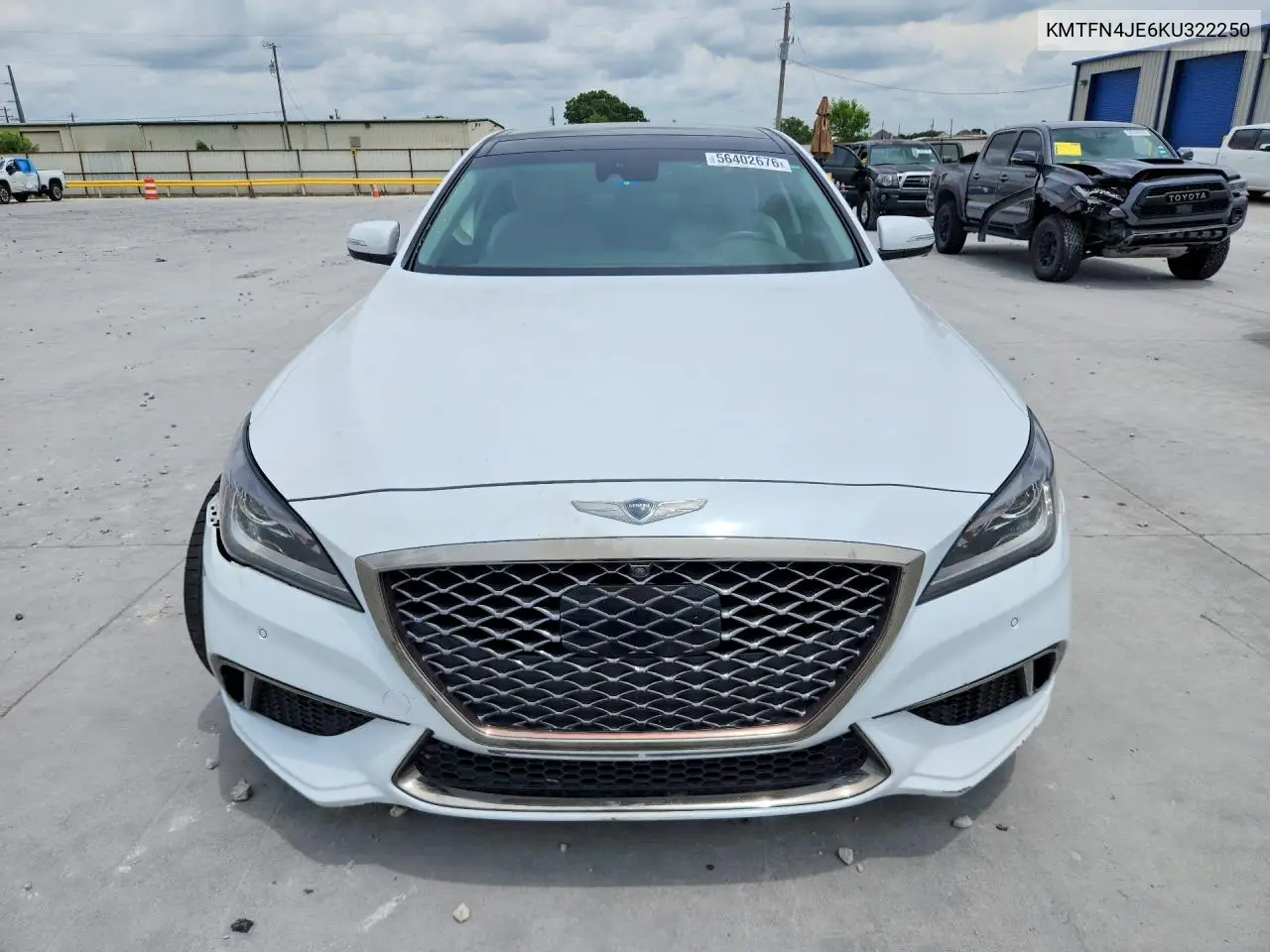 2019 Genesis G80 3.8 VIN: KMTFN4JE6KU322250 Lot: 56402676