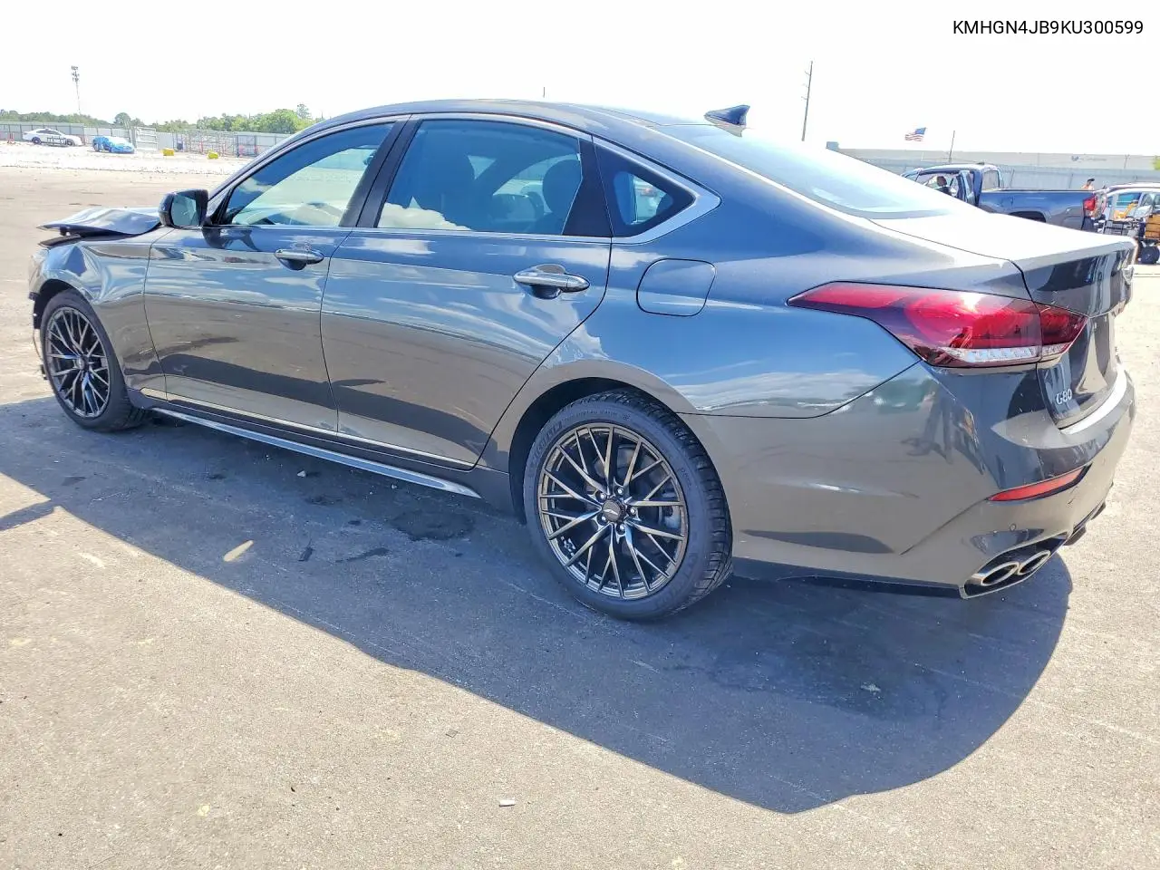 2019 Genesis G80 3.3T Sport VIN: KMHGN4JB9KU300599 Lot: 56427126
