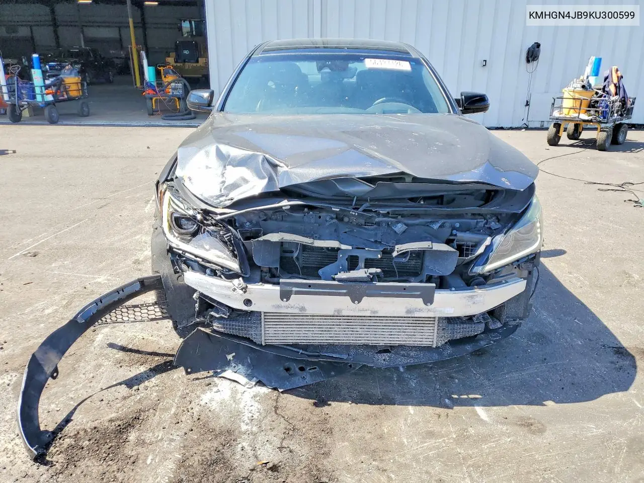 2019 Genesis G80 3.3T Sport VIN: KMHGN4JB9KU300599 Lot: 56427126