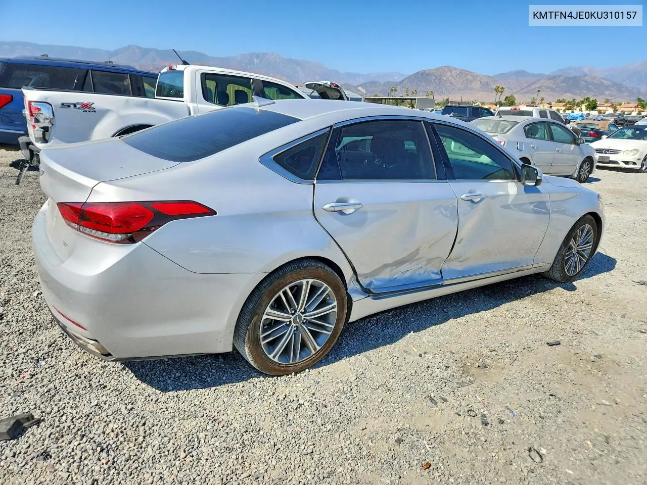 2019 Genesis G80 3.8 VIN: KMTFN4JE0KU310157 Lot: 58921666