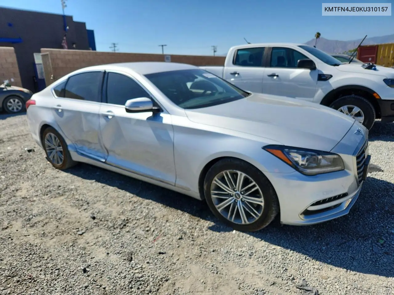 2019 Genesis G80 3.8 VIN: KMTFN4JE0KU310157 Lot: 58921666