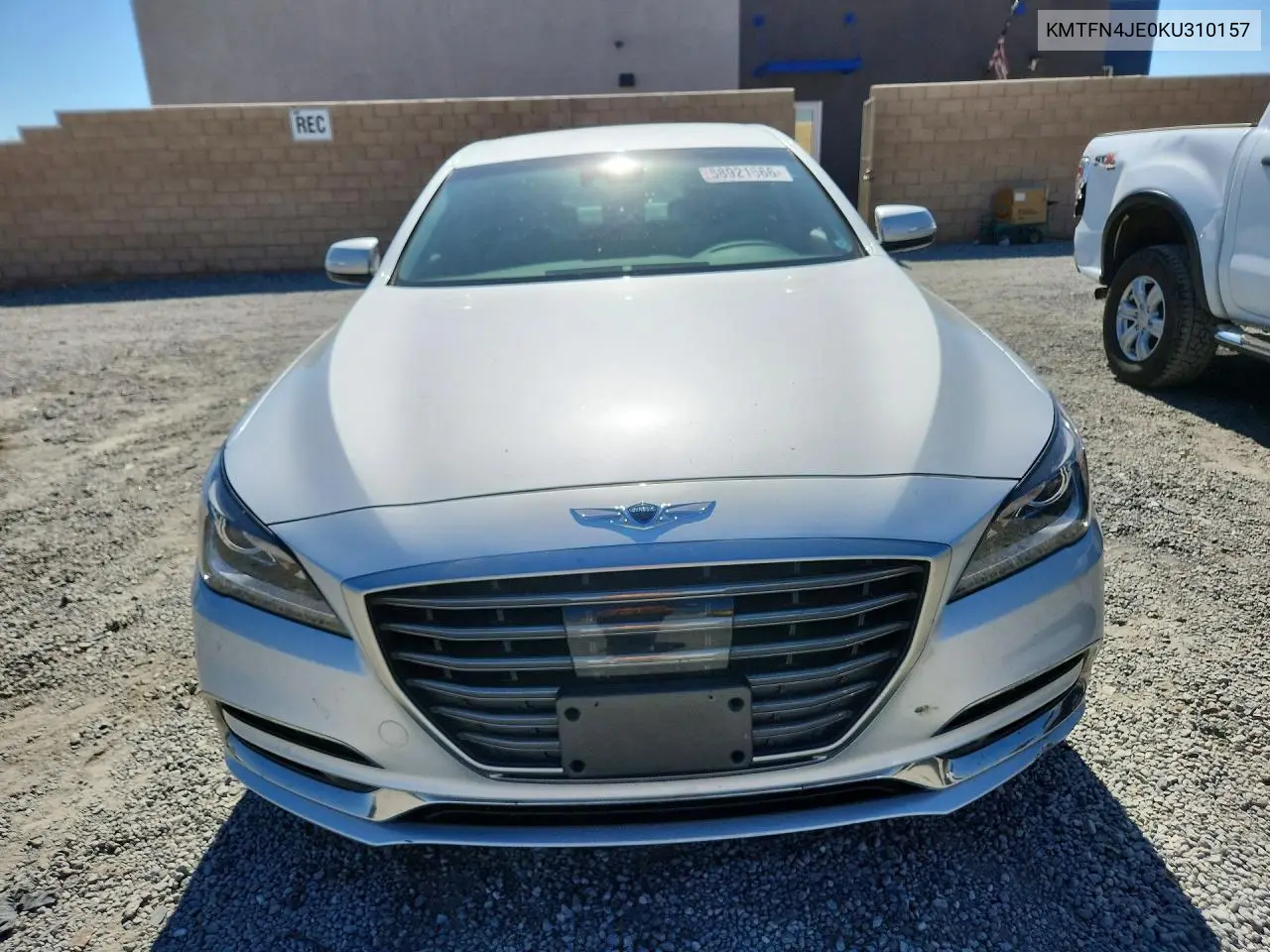 2019 Genesis G80 3.8 VIN: KMTFN4JE0KU310157 Lot: 58921666