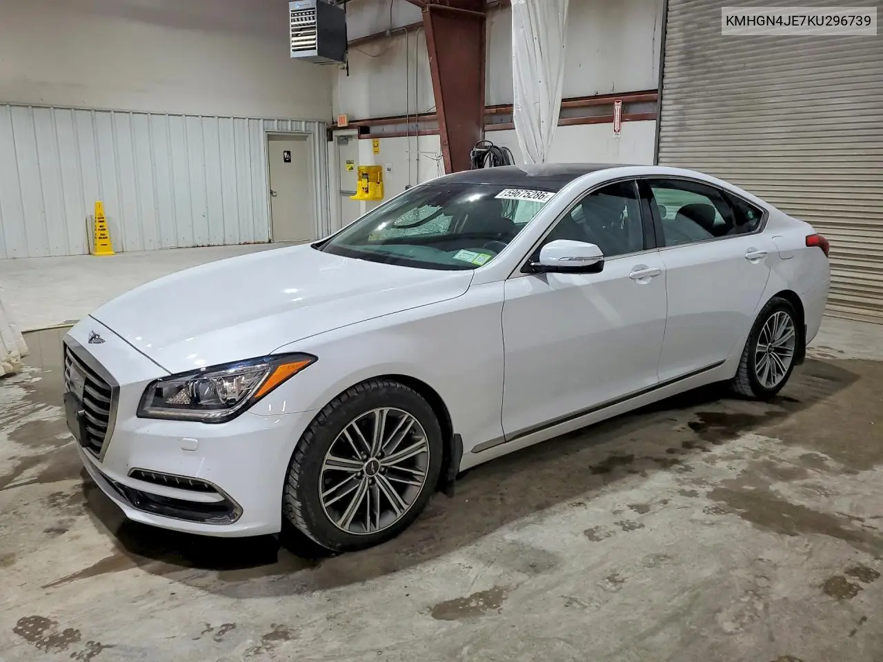 2019 Genesis G80 3.8 VIN: KMHGN4JE7KU296739 Lot: 59675286