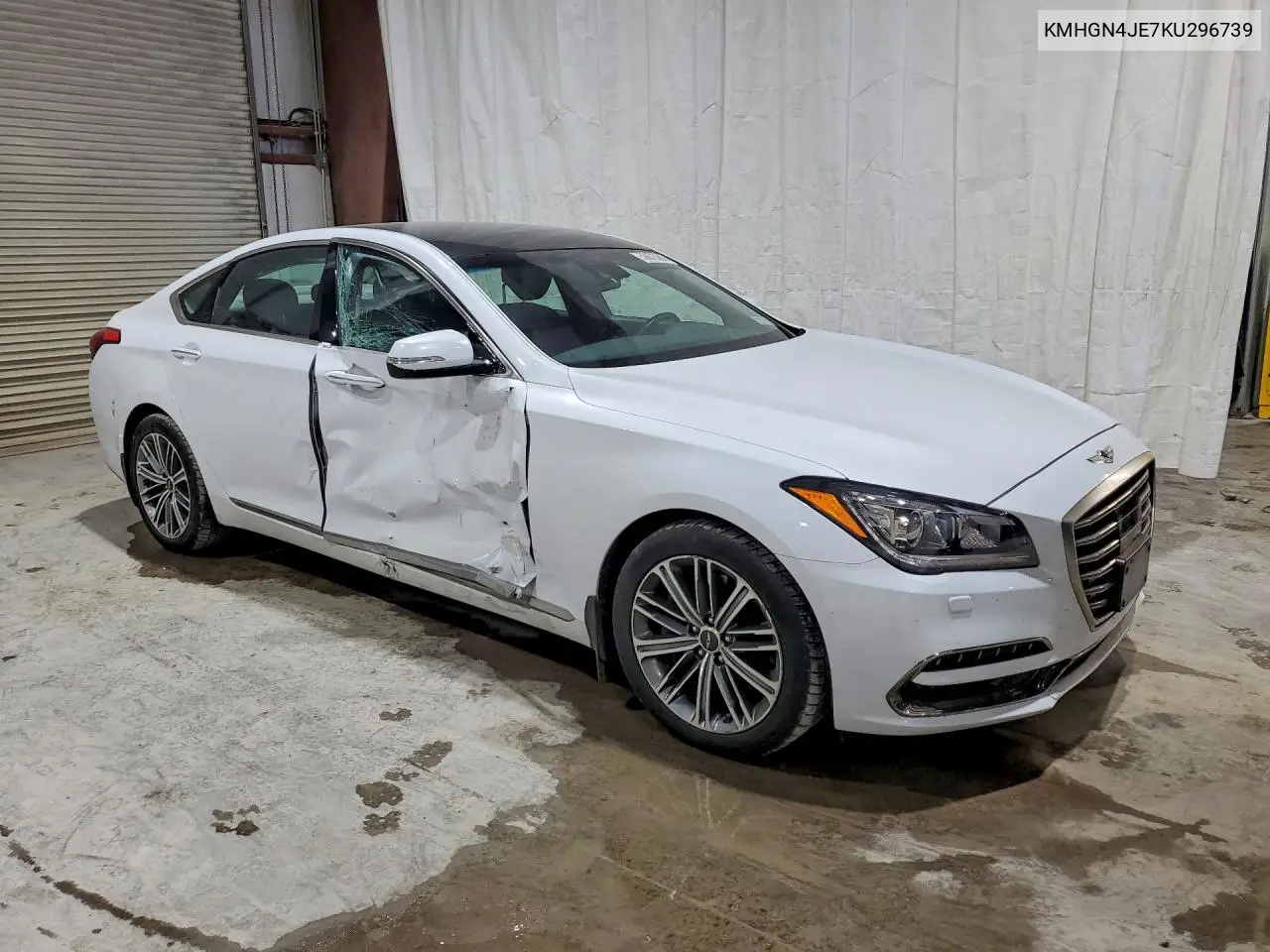2019 Genesis G80 3.8 VIN: KMHGN4JE7KU296739 Lot: 59675286