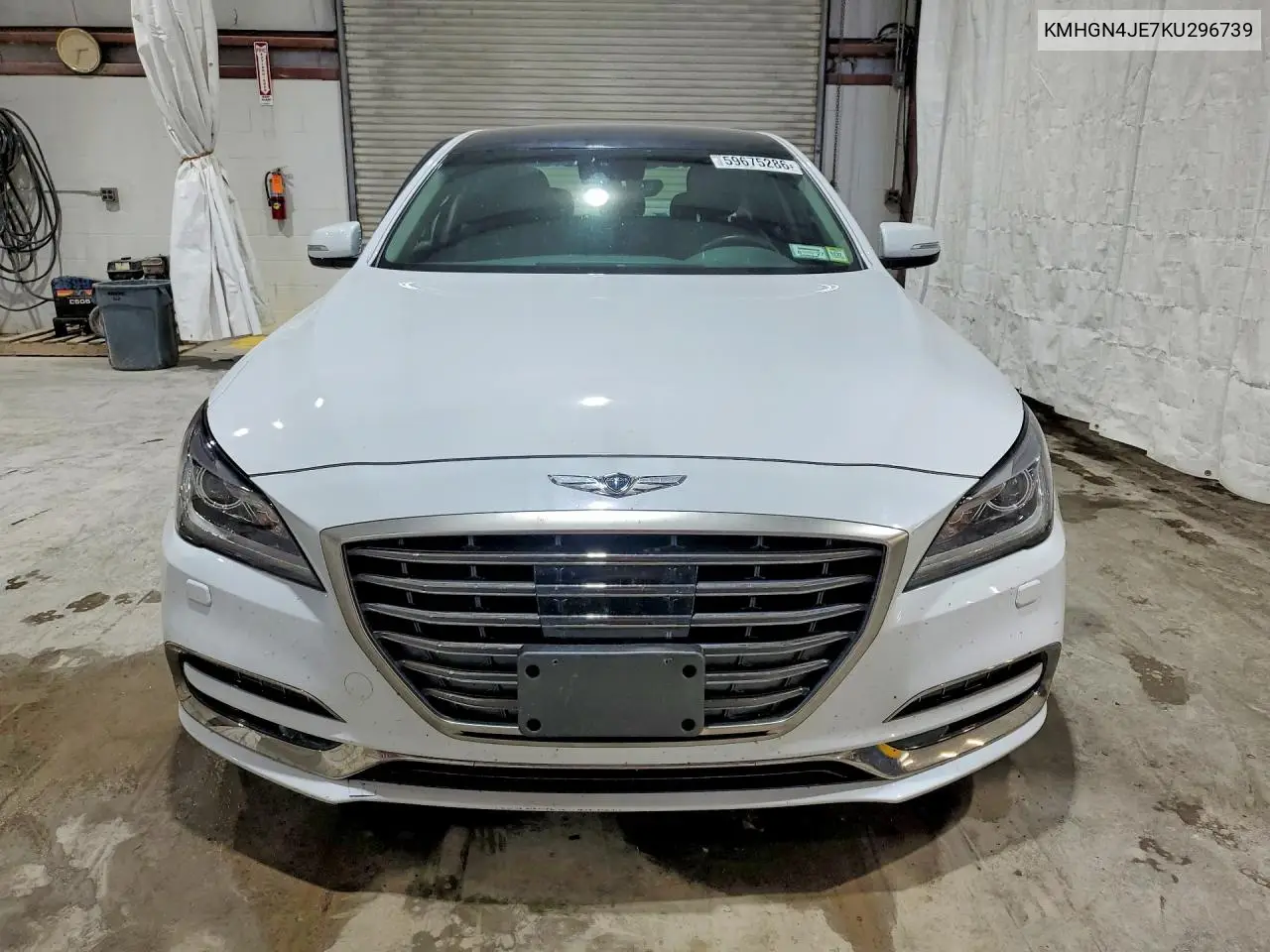 2019 Genesis G80 3.8 VIN: KMHGN4JE7KU296739 Lot: 59675286