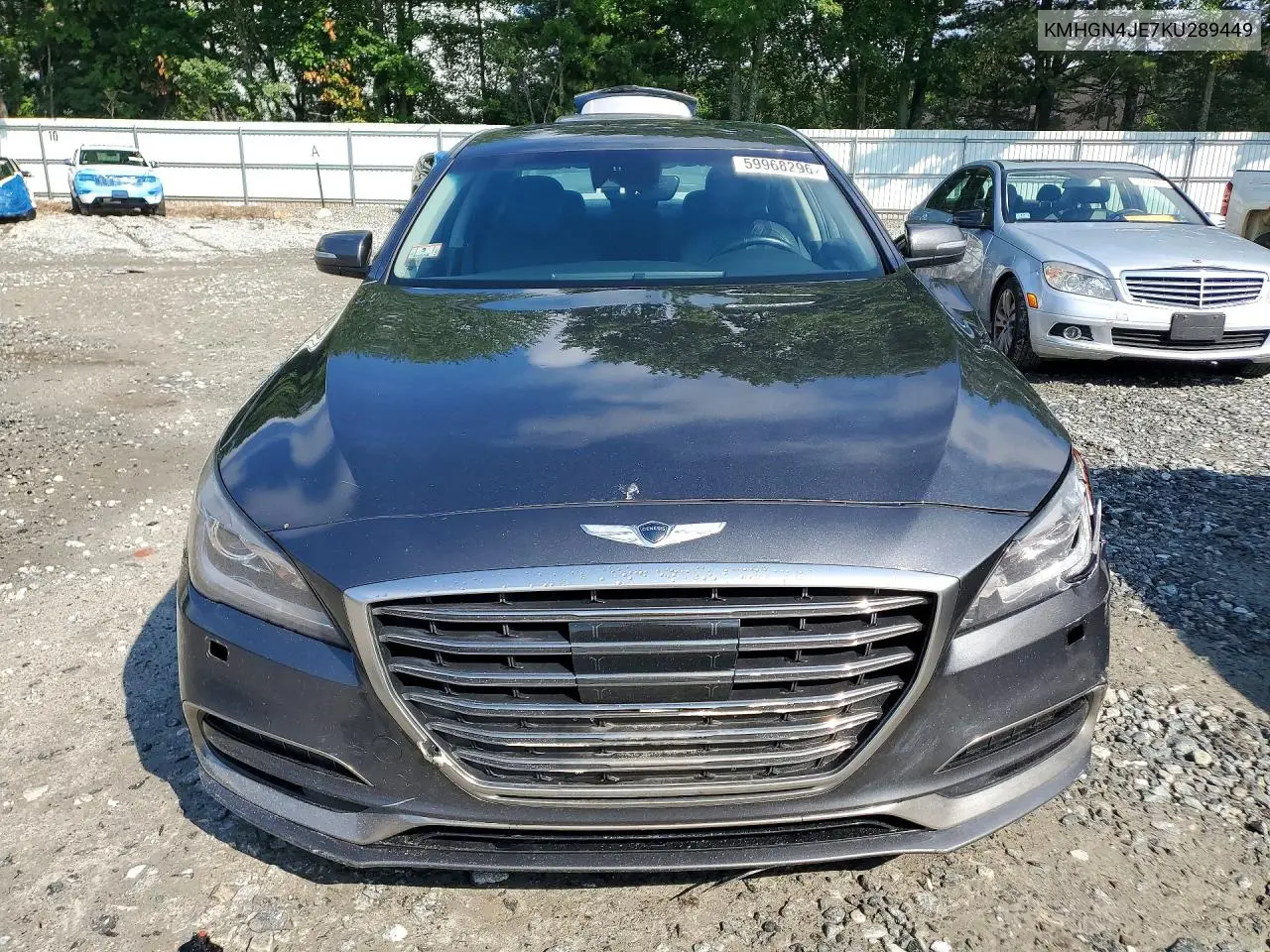 2019 Genesis G80 3.8 VIN: KMHGN4JE7KU289449 Lot: 59968296
