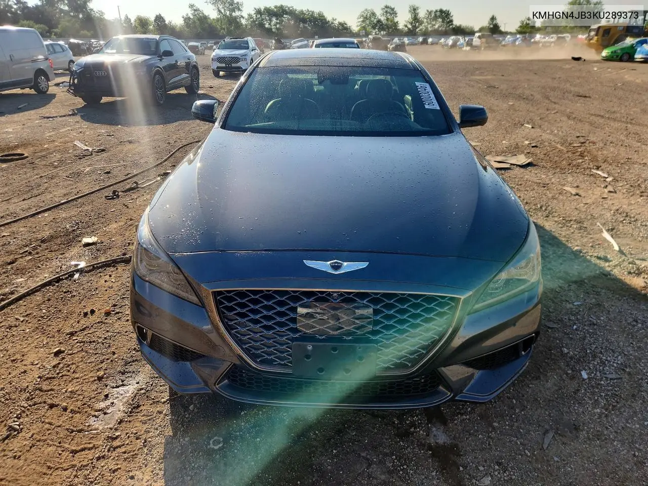 2019 Genesis G80 3.3T Sport VIN: KMHGN4JB3KU289373 Lot: 60003046