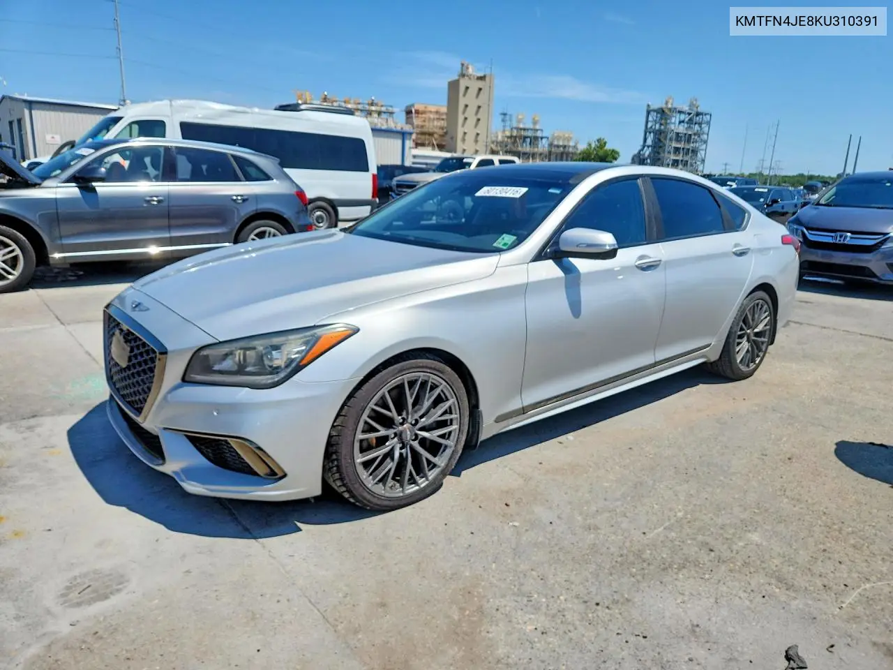 2019 Genesis G80 3.8 VIN: KMTFN4JE8KU310391 Lot: 60130416