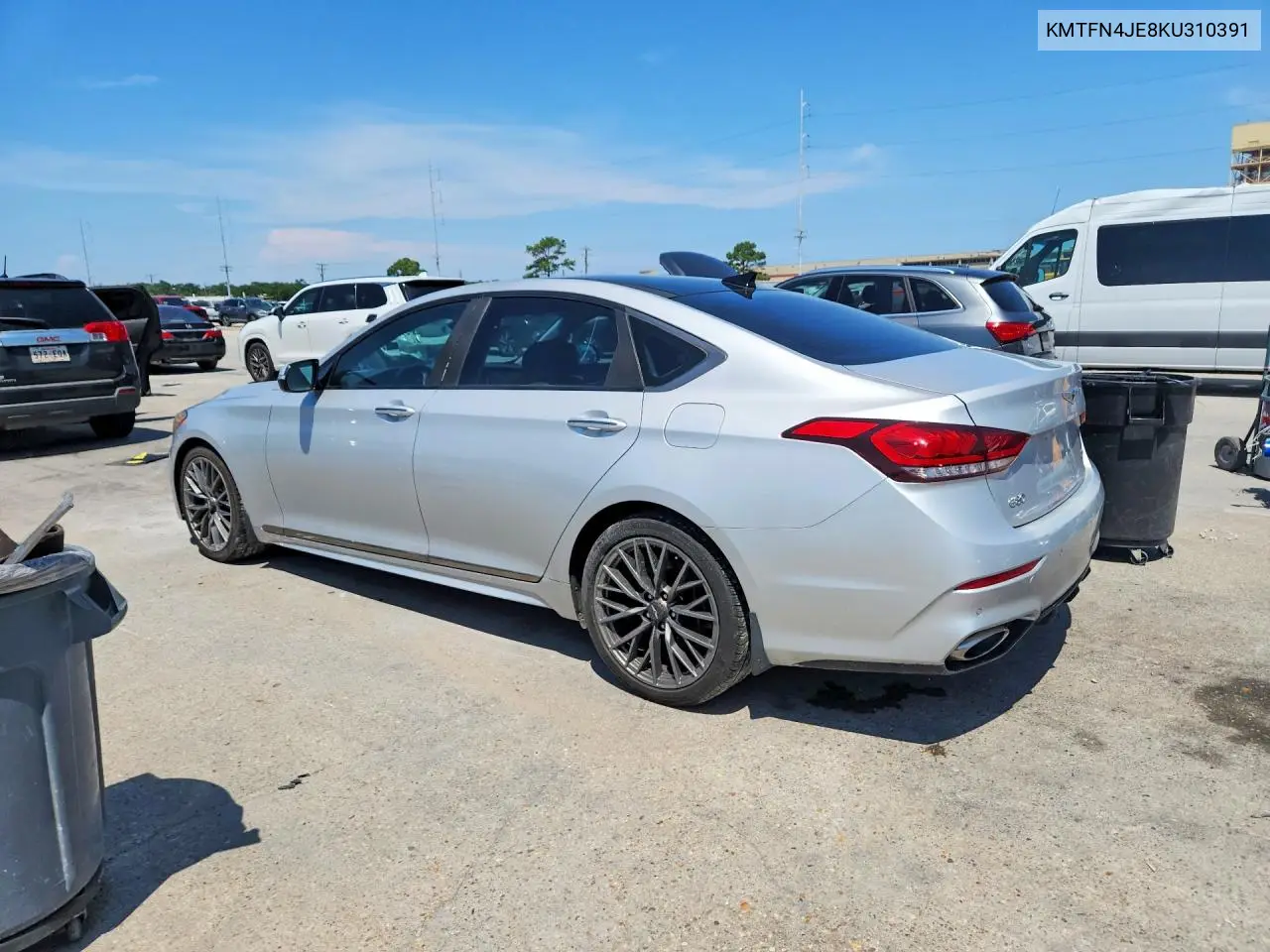 2019 Genesis G80 3.8 VIN: KMTFN4JE8KU310391 Lot: 60130416
