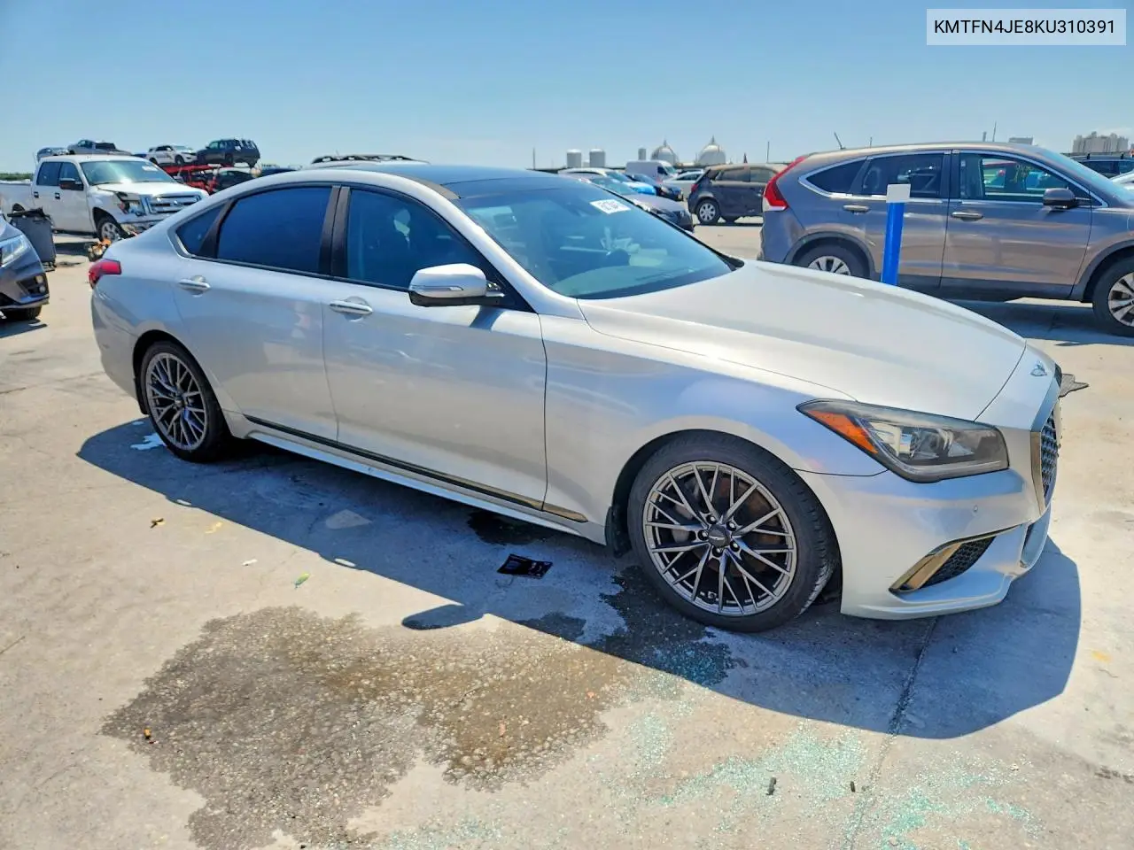 2019 Genesis G80 3.8 VIN: KMTFN4JE8KU310391 Lot: 60130416