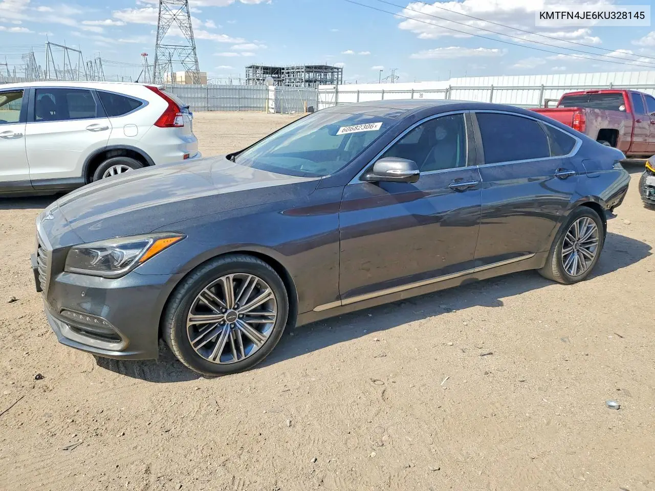 2019 Genesis G80 3.8 VIN: KMTFN4JE6KU328145 Lot: 60682306