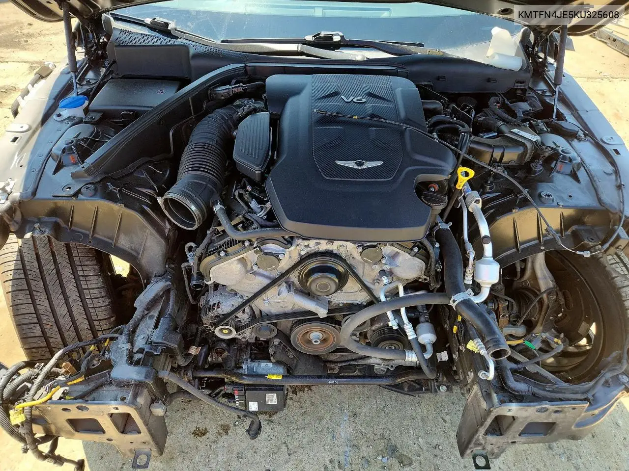 2019 Genesis G80 3.8 VIN: KMTFN4JE5KU325608 Lot: 61022366