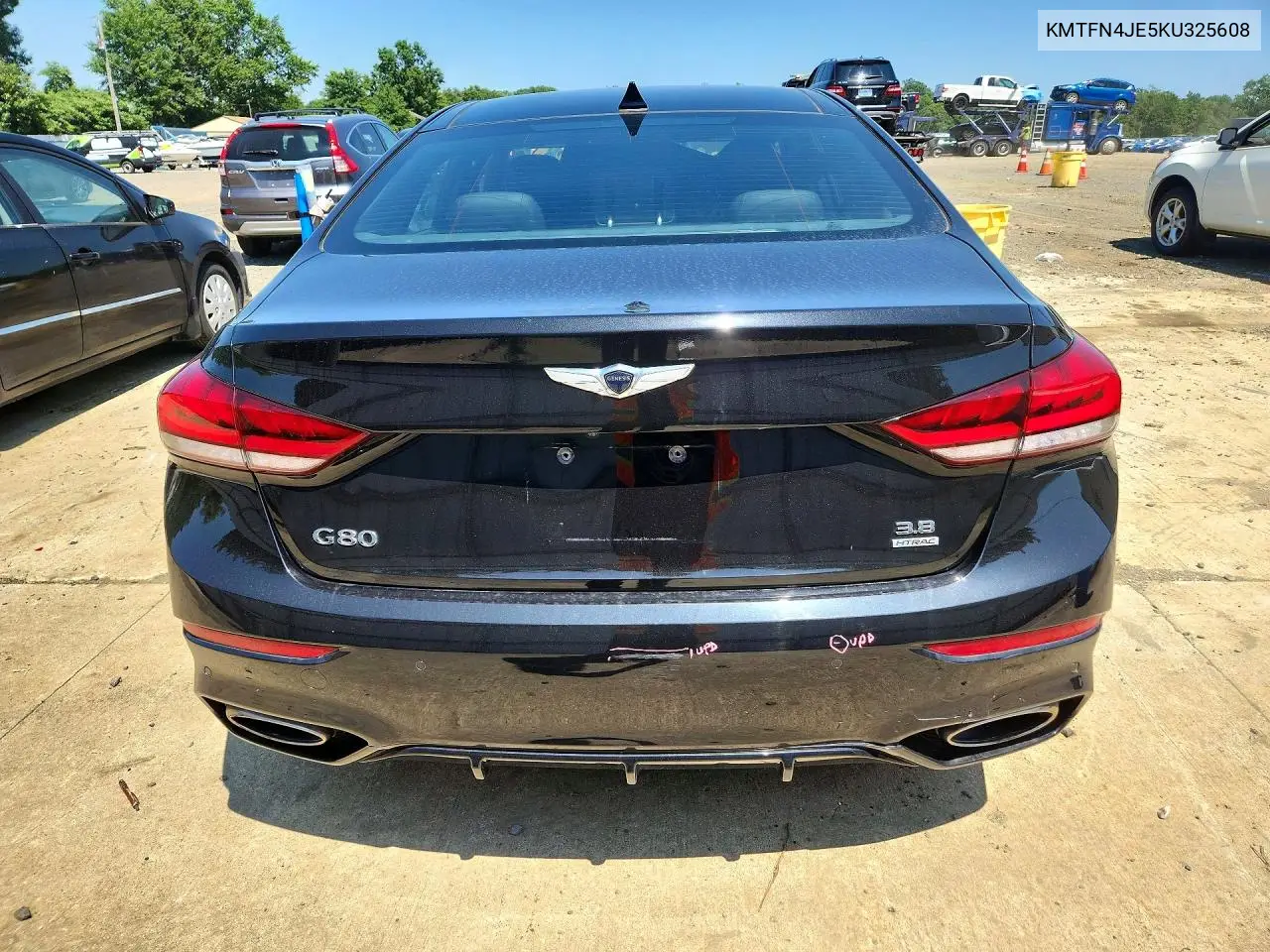 2019 Genesis G80 3.8 VIN: KMTFN4JE5KU325608 Lot: 61022366