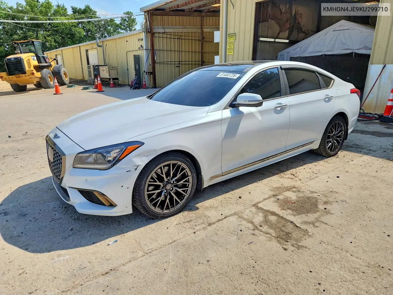 2019 Genesis G80 3.8 VIN: KMHGN4JE9KU299710 Lot: 61483726