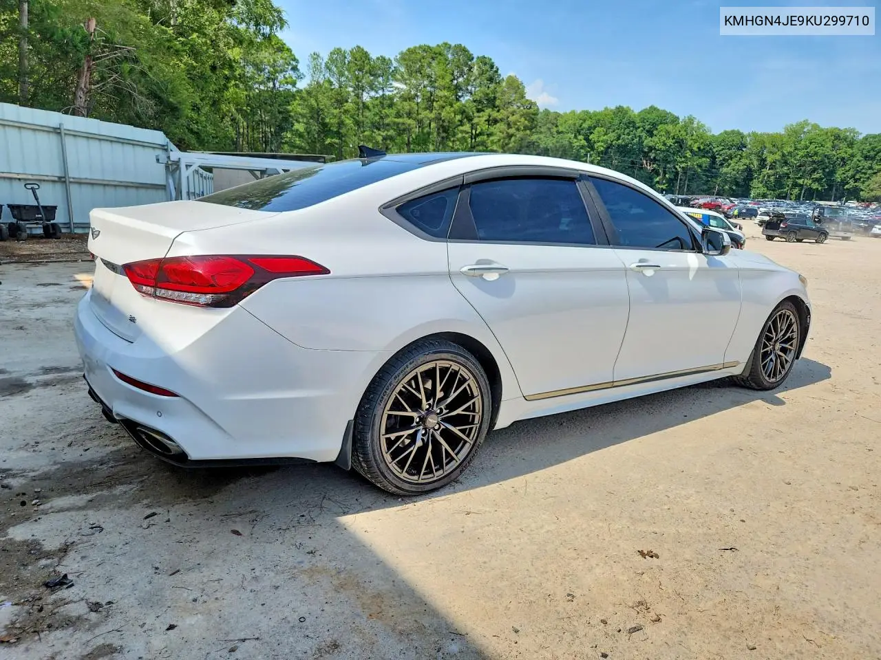 2019 Genesis G80 3.8 VIN: KMHGN4JE9KU299710 Lot: 61483726