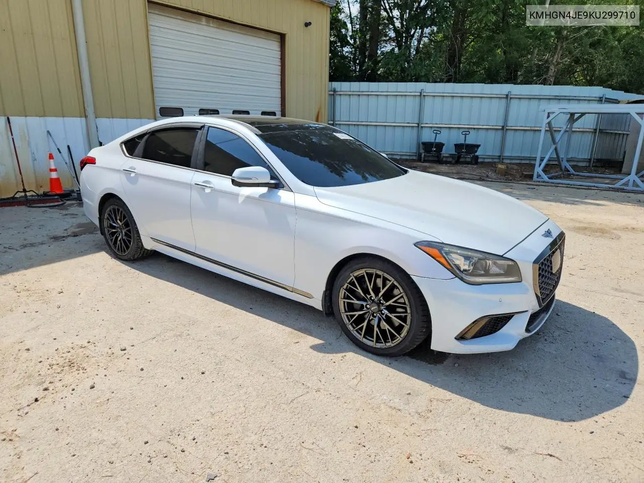 2019 Genesis G80 3.8 VIN: KMHGN4JE9KU299710 Lot: 61483726