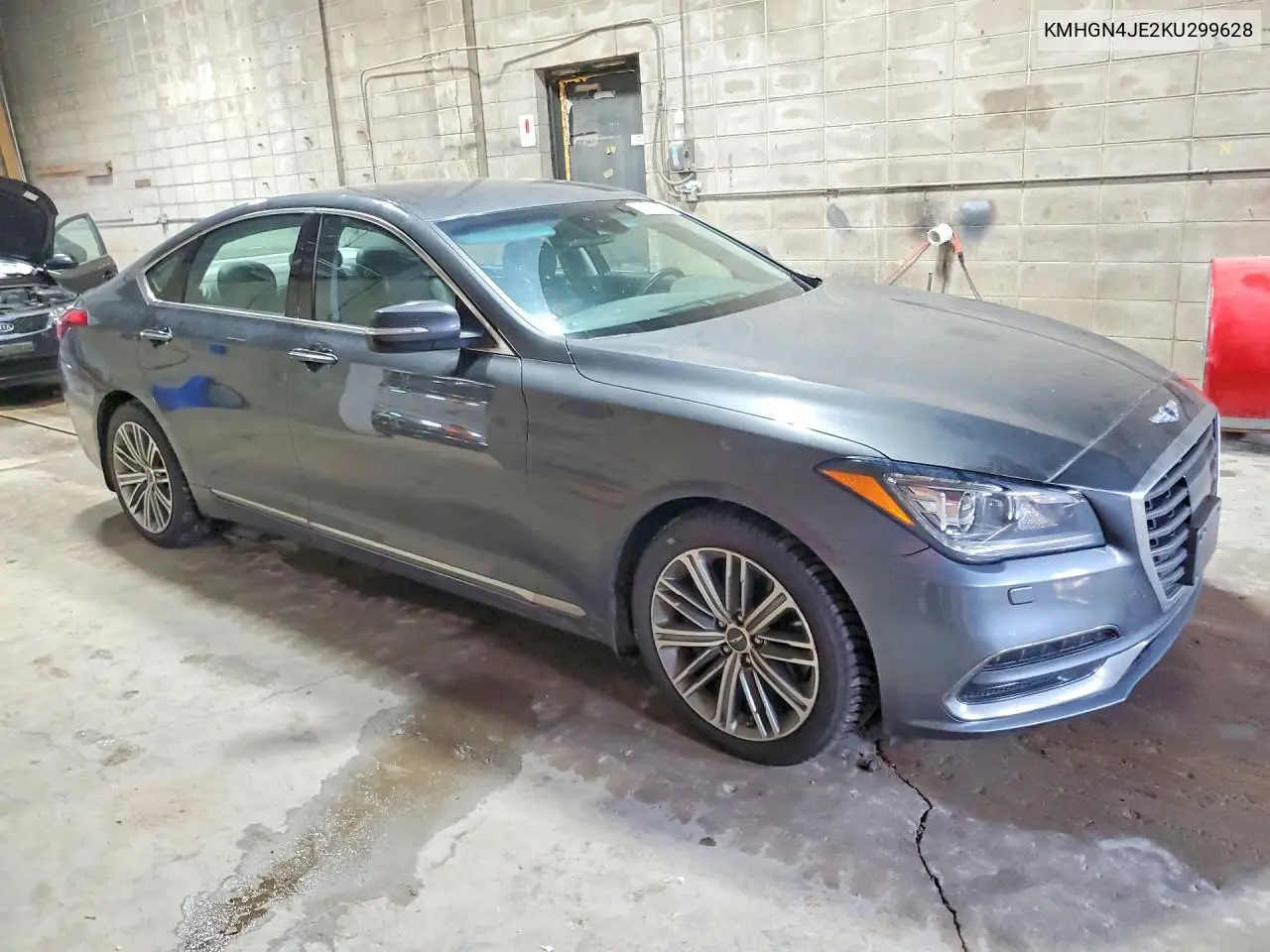 2019 Genesis G80 3.8 VIN: KMHGN4JE2KU299628 Lot: 61904286